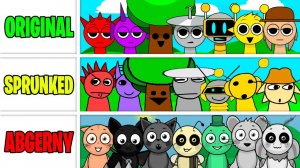 Incredibox Sprunki Mix - ORIGINAL vs SPRUNKED vs ABGERNY Суперсовременная смесь Спрунки