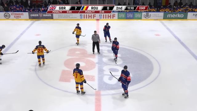 2023 IIHF Ice Hockey U20 World Championship Division II Group A: Great Britain – Romania