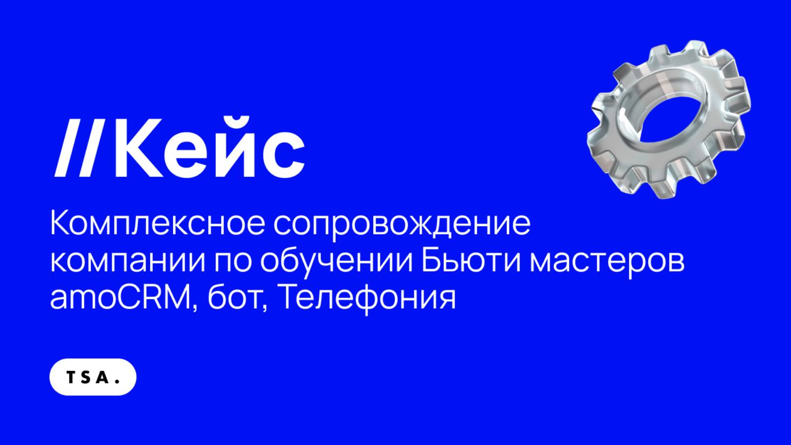 Разбор КЕЙСА: Комплексное сопровождение компании по обучению Бьюти мастеров | amoCRM, бот, Телефония