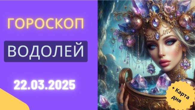 Гороскоп на сегодня ♒ 22 марта 2025: Водолеи, время для новаторства!