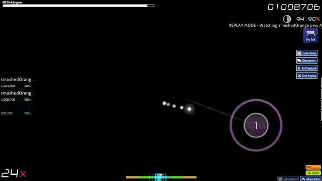 6.64 stars: Odo remix 6 miss + a lot of sliderbreaks смотреть онлайн