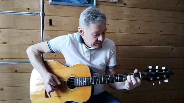 Как сыграть зажать на гитаре аккорд ЛЯ минор Аm ЛЯ мажор А