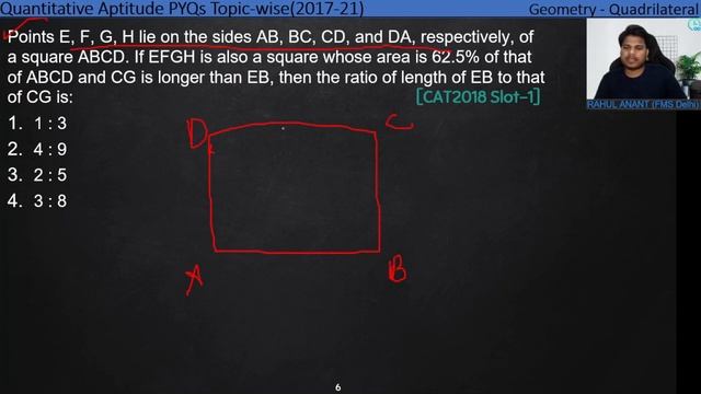 RAce to 99+ Percentile | CAT Qs-Quadrilaterals | Rahul Anant(FMS Delhi) смотреть онлайн