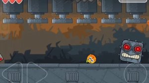 как пройти 45 уровень, третий босс в red ball 4