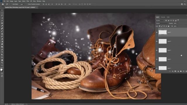 добавление блеска на фото EthPro43