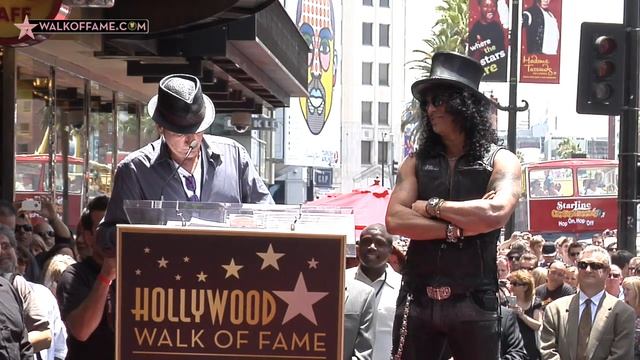 SLASH HONORED WITH HOLLYWOOD WALK OF FAME STAR