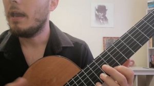 Francisco tarrega Rosita (Polka) guitar lessons Part1