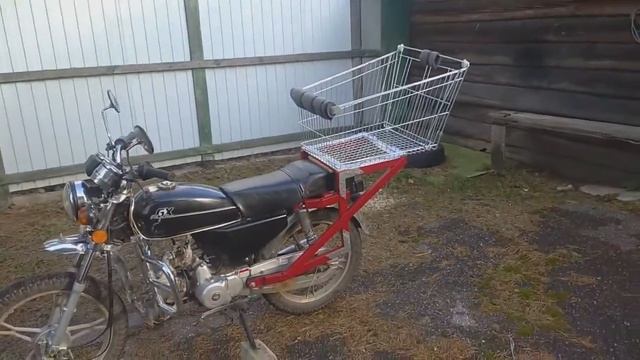 Рама на мопед под багажник и кофры. смотреть онлайн