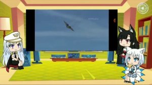 azur lane react to SU-57 B-2