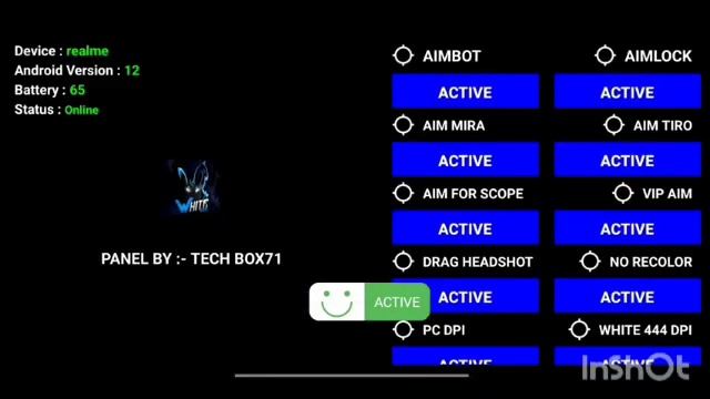 OB38 ANTIBAN Auto Headshot White444 PANEL | Macro Drag Headshot FF + FF Max | Antiban Injector 2023