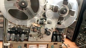 Назад в СССР | Катушечный магнитофон-приставка "Нота-203-1 стерео" | Из беспризорников в пионеры )