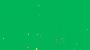 ФУТАЖИ -КОНФЕТИ  НА ЗЕЛЕНОМ ФОНЕ