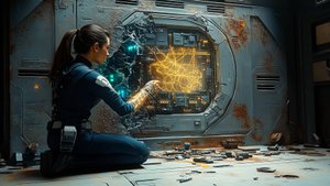 Поиск затерянных миров (ai-рисунок)