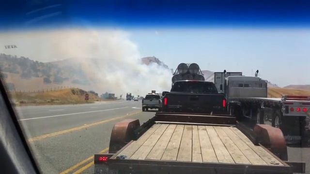 west bound 58 fire traffic and smoke смотреть онлайн
