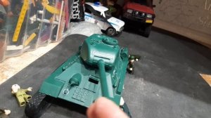 обзор на подбитый т-34-85