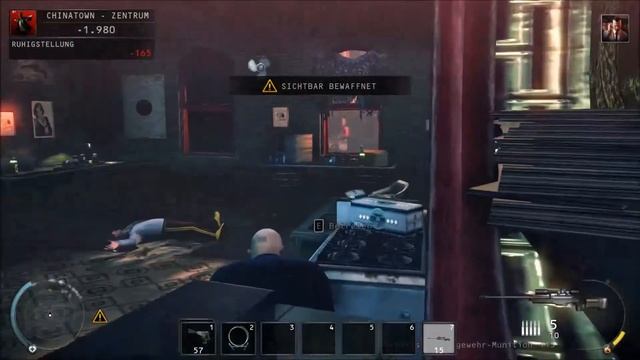 Hitman Absolution Speedrun[Quicknoscope Sniper]King of Chinatown 01:33,79