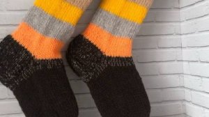 Гольфы Спицами Апельсин