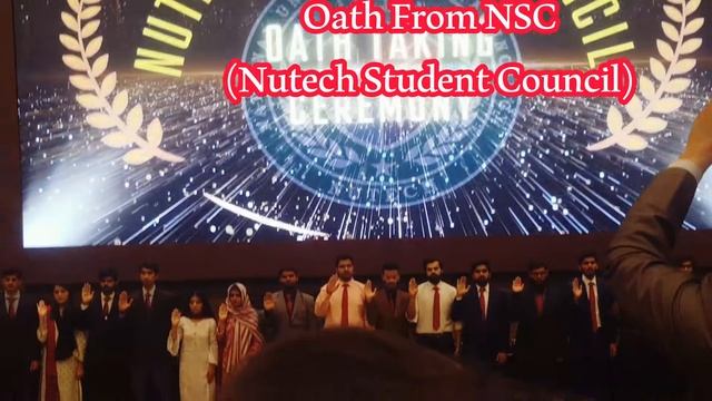 Oath From Nutech Student council(NSC) by Dr Fisal(CEO Roots Millennium)#nutech#pakistan#university смотреть онлайн