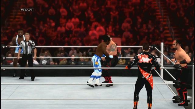 WWE 2K16 PS3 - The New Day VS The Ascension & Stardust - 6-Man Tag Team