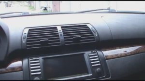 Снятие и мойка дефлекторов направления потока воздуха BMW X5 e53