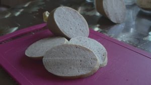 НАСТОЯЩАЯ ВАРЕНАЯ КУРИНАЯ КОЛБАСА
