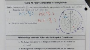AP Precalculus Unit 3.13A Notes - Trigonometry and Polar Coordinates