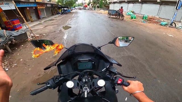 Yamaha R15 V4 Mileage Test  | Unexpected 😱 Result With Pillion in city traffic | 40+ OR Not?