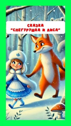 Снегурушка и лиса // лучшие сказки тут https://t.me/skazki_multiki