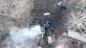 Противник подтащил гаубицу для нанесения ударов по нашей территории, но был ликвидирован