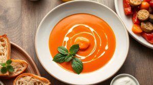 Сытный и нежный Суп-пюре из печёных овощей: секрет невероятного вкуса