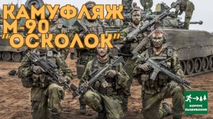 Военная История, Шведский Камуфляж М-90 Осколок / Корпус Вышивания
