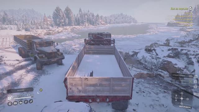 SnowRunner. Амур. Космодром. Поручение "Непутевый обходчик и старый мост". смотреть онлайн