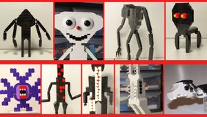 Все виды монстров Тревора Хендерсона. 2 часть. Lego. Самоделки. How to make. Scp.
