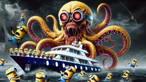 Мультфильмы | МИНЬОН ПРЕВРАТИЛСЯ ГИГАНТСКОГО СПРУТА|Мультик про МИНЬОНЫ