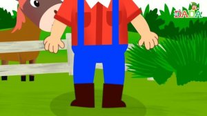 Head Shoulders Knees and Toes Nursery Rhymes Exercise Song Dada Kids