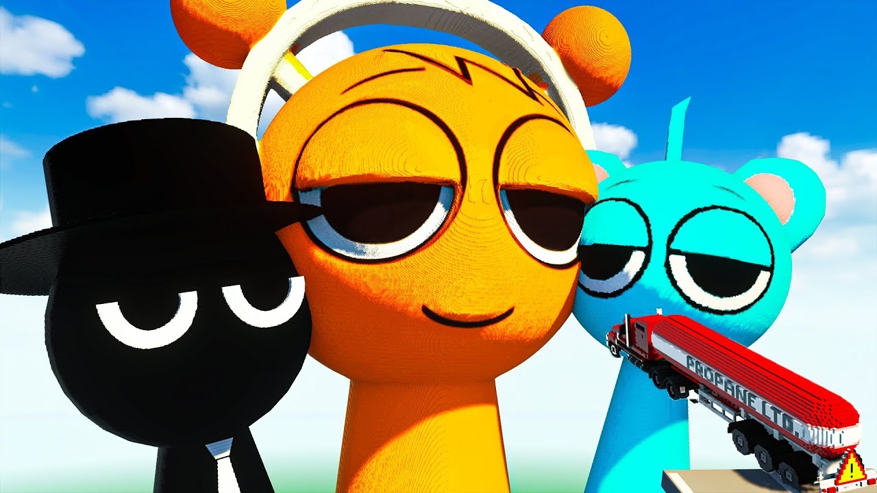 Спрунки Против МАШИН | Teardown Sprunki Incredibox смотреть онлайн