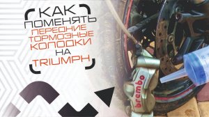 Рукожоп или смог? Замена колодок тормозов Brembo M50 на Triumph Street Triple 765 RS / #PalkinLife