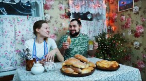 КАК ГОТОВЯТСЯ К НОВОМУ ГОДУ В ДЕРЕВНЕ ｜ АРОМАТНАЯ ËЛКА И ПИРОГИ ИЗ РУССКОЙ ПЕЧИ