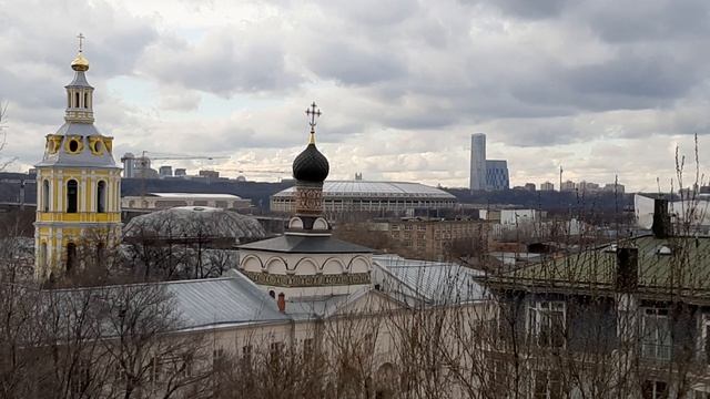 28.02.2020. Москва. Смотровая площадка. Андреевская набережная.