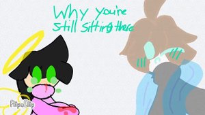 suffer with me meme(Ruby and Black/White