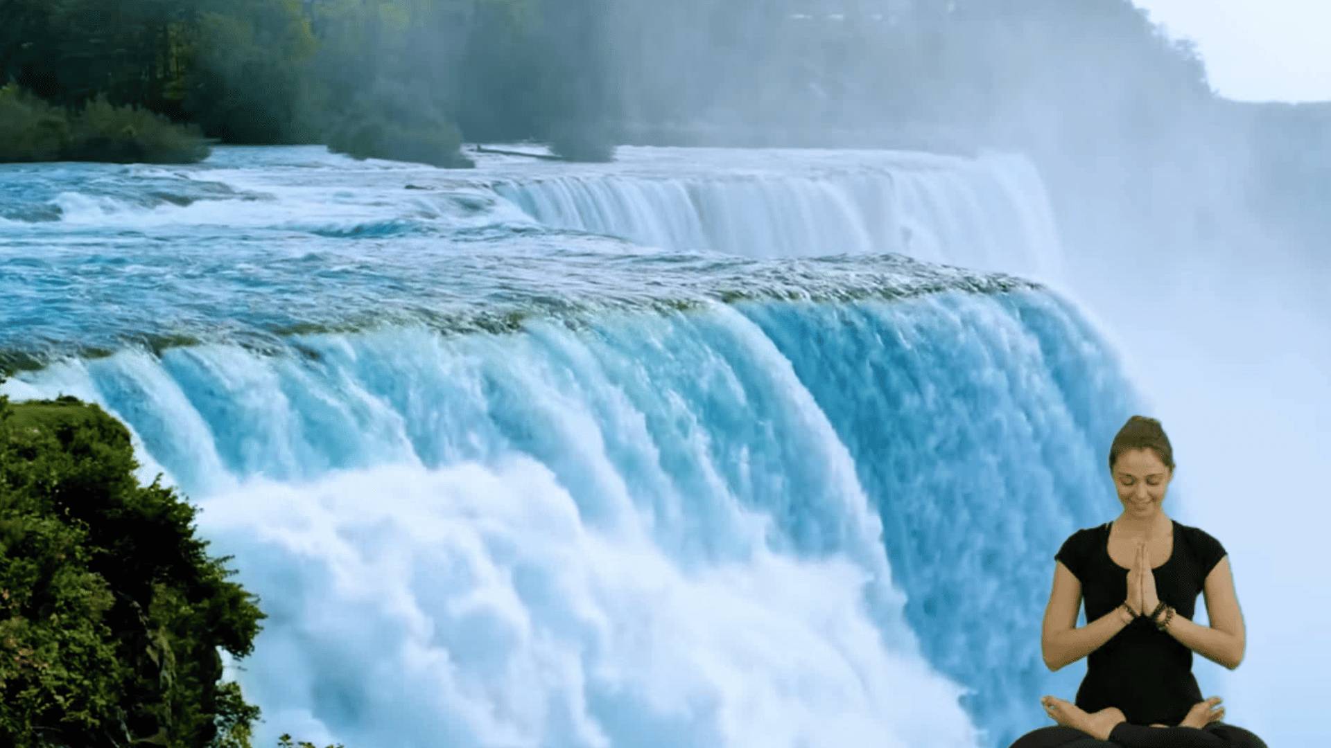 Глубокое расслабление Звуки водопада расслабляющие звуки природы смотреть онлайн