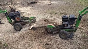 Измельчение пней на глубину до 20 см