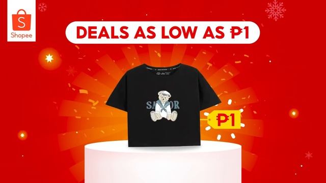 Shopee 12.12 (2021) Big Christmas Sale Piso Deals DVC Q4 2021 15s (Philippines)