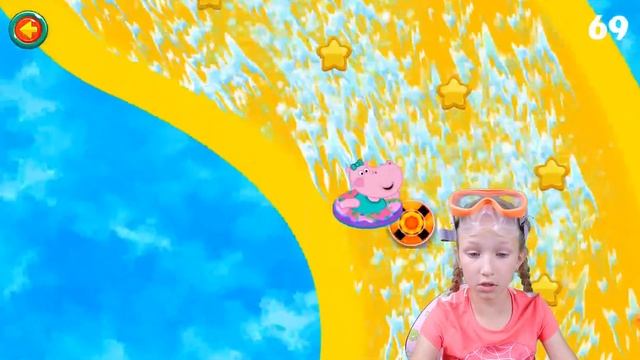 ДИАНА играет в АКВАПАРК с GIPPO !!!