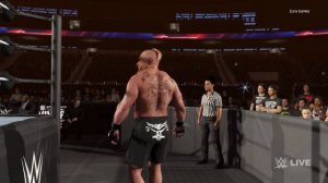 wwe 2k25 entrance - brock Lesnar