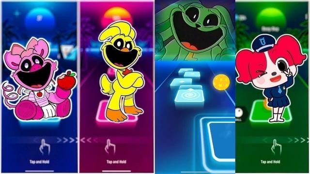 POPPY PLAYTIME 3: CraftyCorn VS CatNap VS BubbaBubbaphant VS KickenChicken In The Game TILES HOP