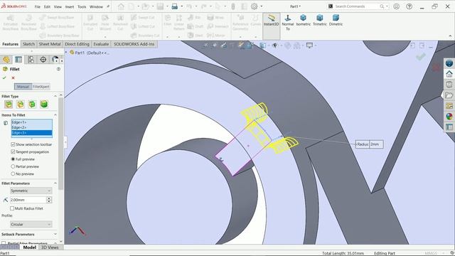 Solidworks Tutorial for beginners Exercise 165