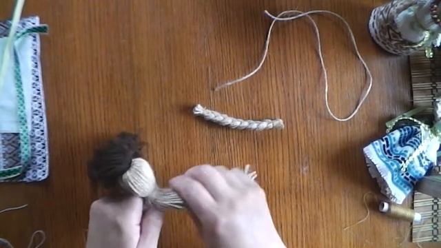 Майстер клас від майстрині Ольги Колтунової - Мотанка, джут смотреть онлайн