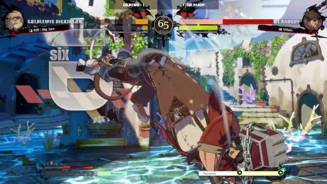 GGST | Big Jars (Goldleiws) VS UMISHO (Sol Badguy) | Guilty Gear Strive High level gameplay