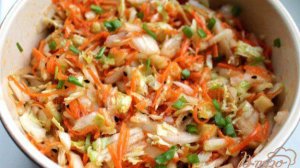 Салат из пекинской капусты и моркови